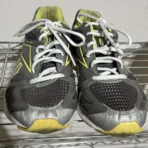 Womens‎ Reebok Running Shoes Size 8.5 Gray Yellow Athletic Sneakers